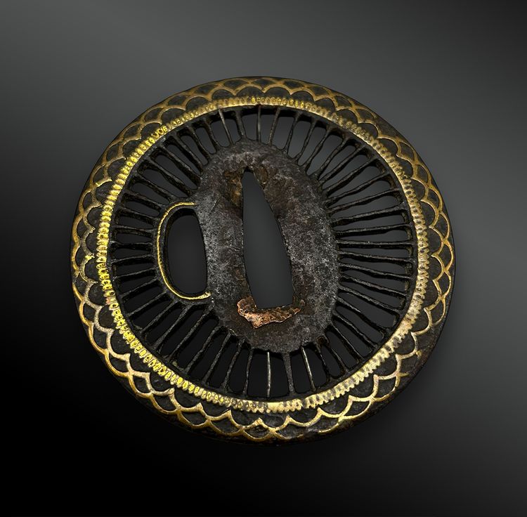 TSUBA Maru Gata - Giappone - Periodo Edo (1603-1868)