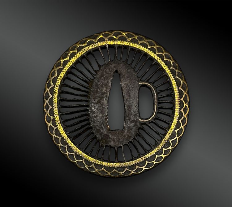 TSUBA Maru Gata - Giappone - Periodo Edo (1603-1868)