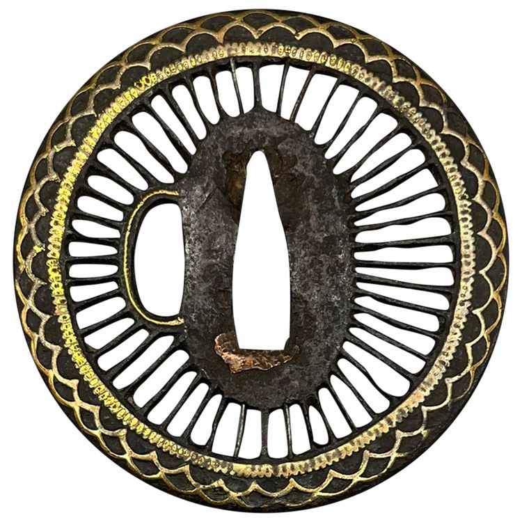 TSUBA Maru Gata - Giappone - Periodo Edo (1603-1868)