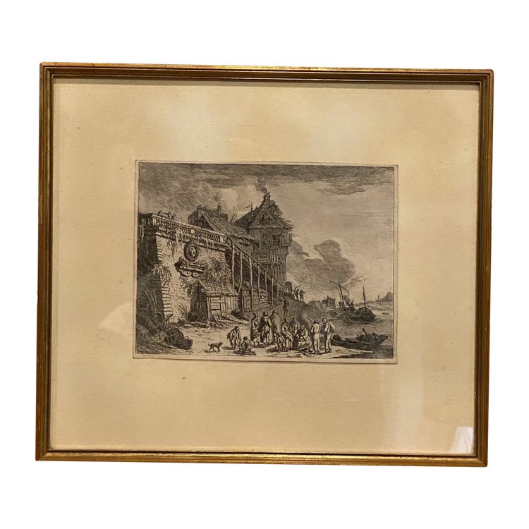 Paysage, Franz Edmund Weirotter, Vers 1760, Eau forte