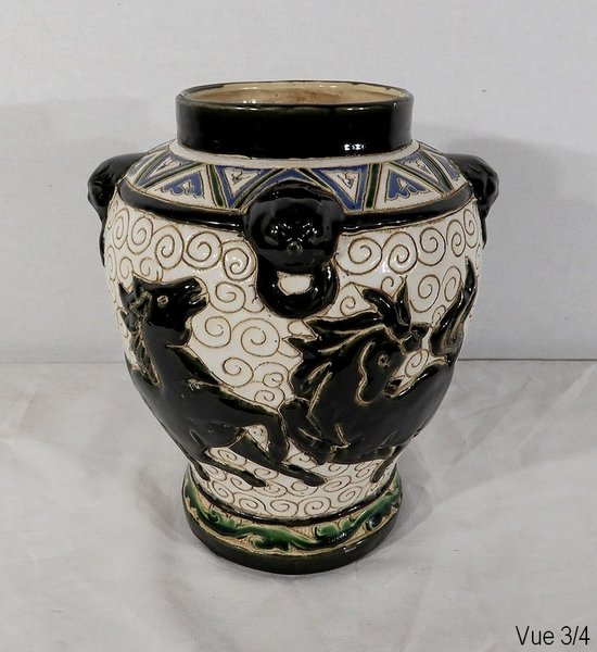  Vaso in ceramica smaltata, Cina - Seconda parte del XIX secolo