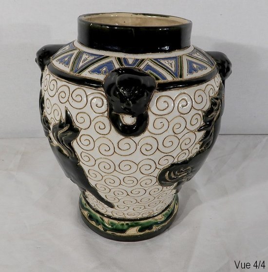  Vaso in ceramica smaltata, Cina - Seconda parte del XIX secolo