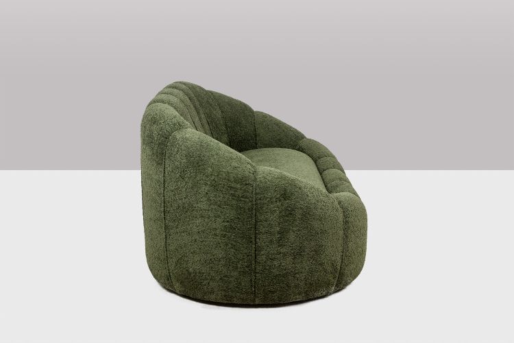 Sofa in bouclette fabric. Contemporary work. LS62011708D