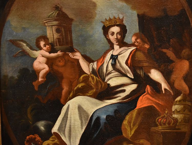 The Allegory Of Europe, Francesco Solimena (canale Di Serino 1657 - Barra 1747) Workshop/circle