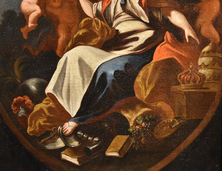 The Allegory Of Europe, Francesco Solimena (canale Di Serino 1657 - Barra 1747) Workshop/circle