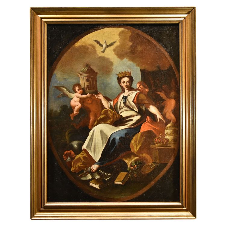 The Allegory Of Europe, Francesco Solimena (canale Di Serino 1657 - Barra 1747) Workshop/circle