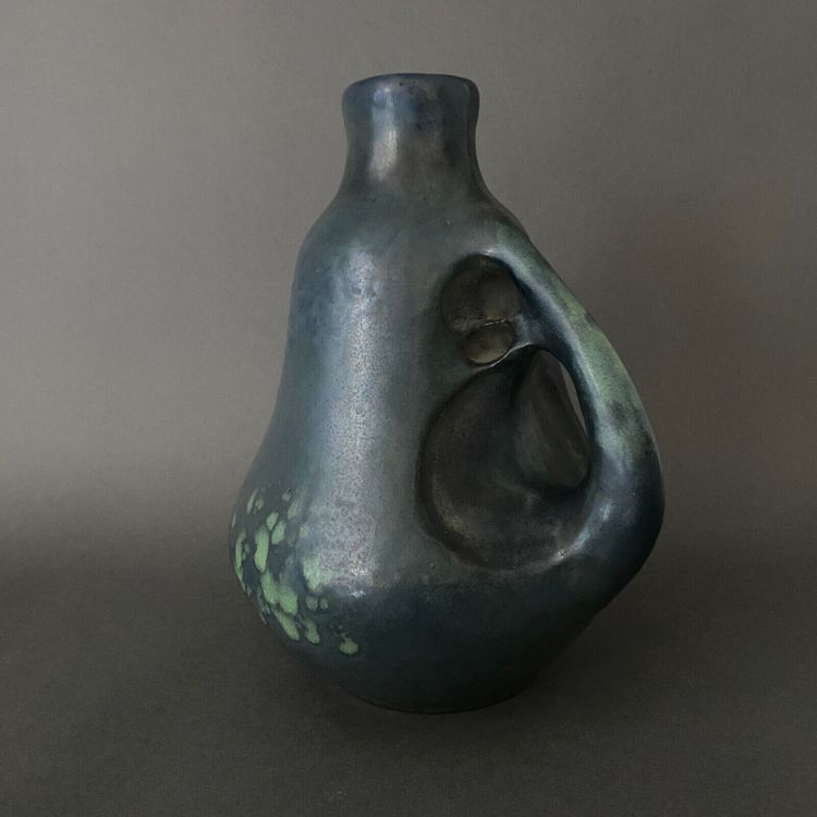 Vase Amphora irisé par Paul Dachsel