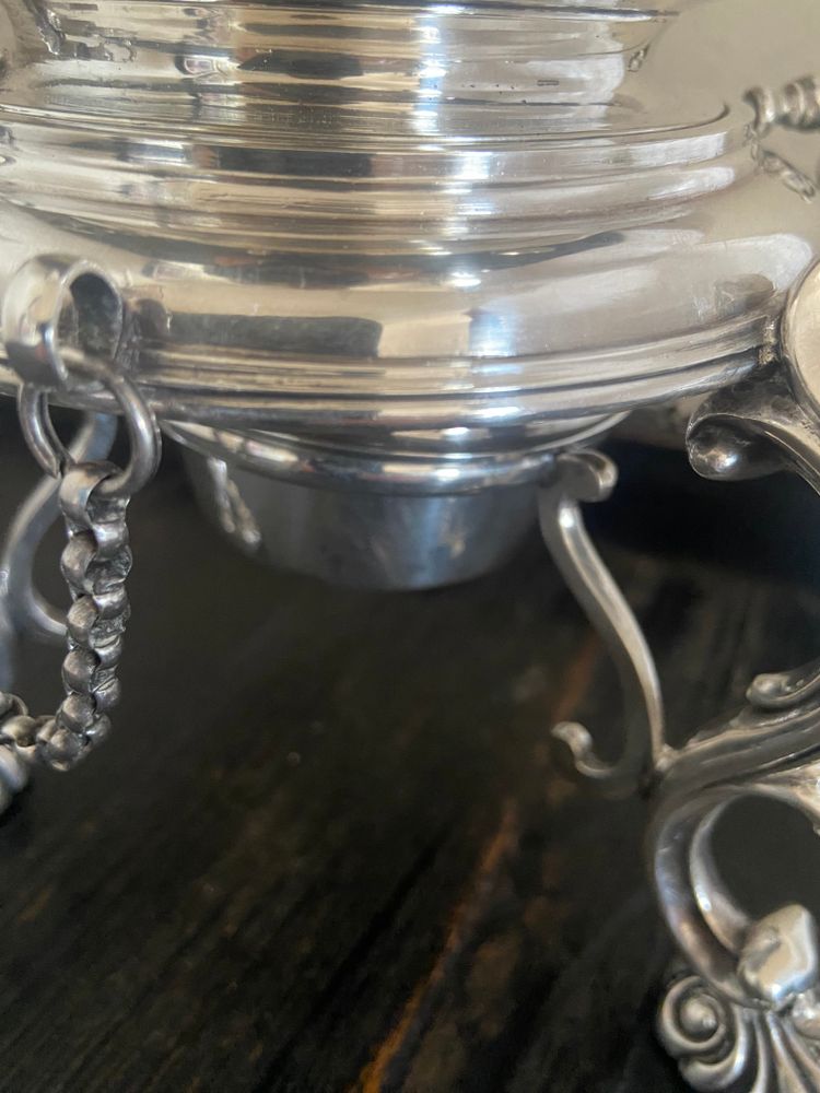 Silver plated samovar