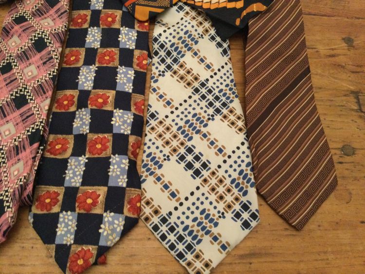 12 silk ties