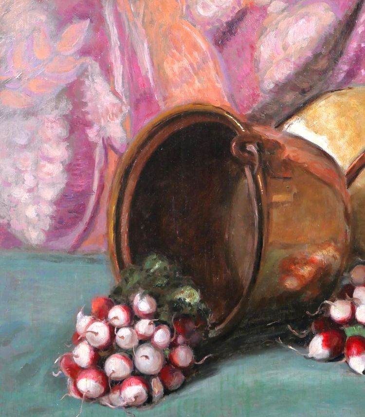 Constant STAN PEET 1888-1966 Still life with radishes, circa 1930-40