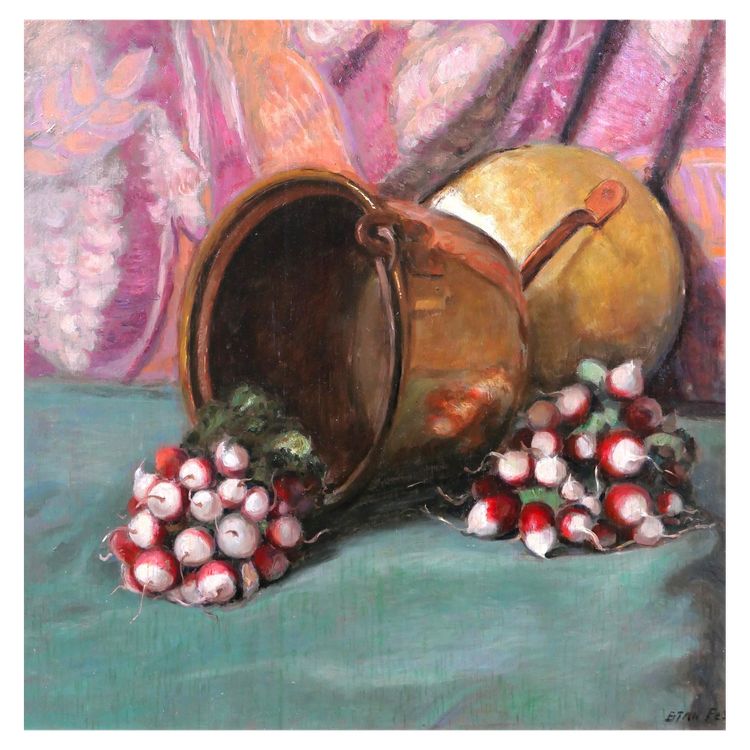 Constant STAN PEET 1888-1966 Still life with radishes, circa 1930-40