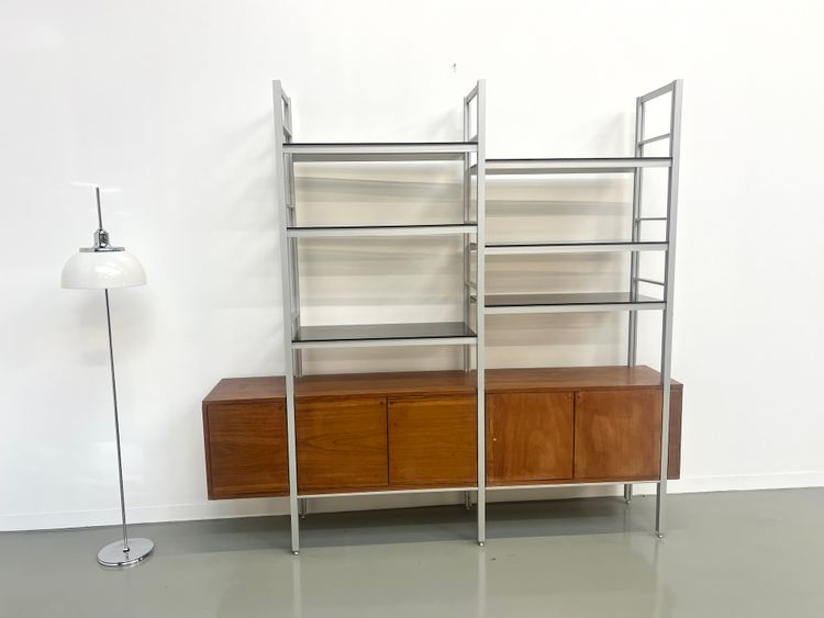 80s modernist sideboard bookcase