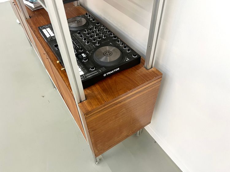 80s modernist sideboard bookcase