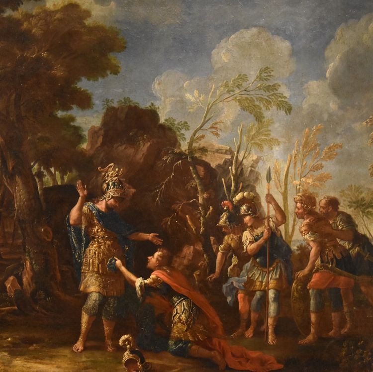 Alexander The Great Grants Clemency To The Persians, Francesco Fontebasso (venice 1709 -1769)