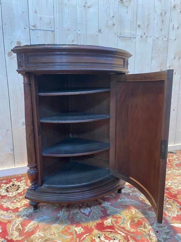 Louis XVI style corner cupboard