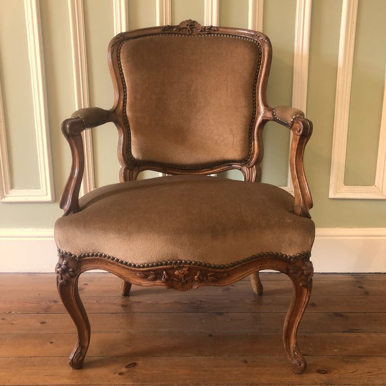 J. Gourdin, Louis XV period armchair