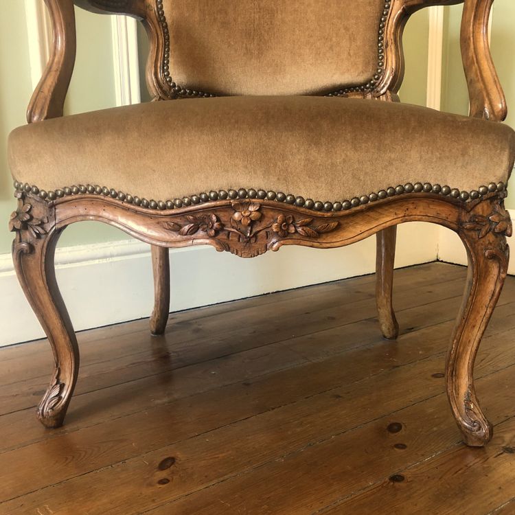 J. Gourdin, Louis XV period armchair