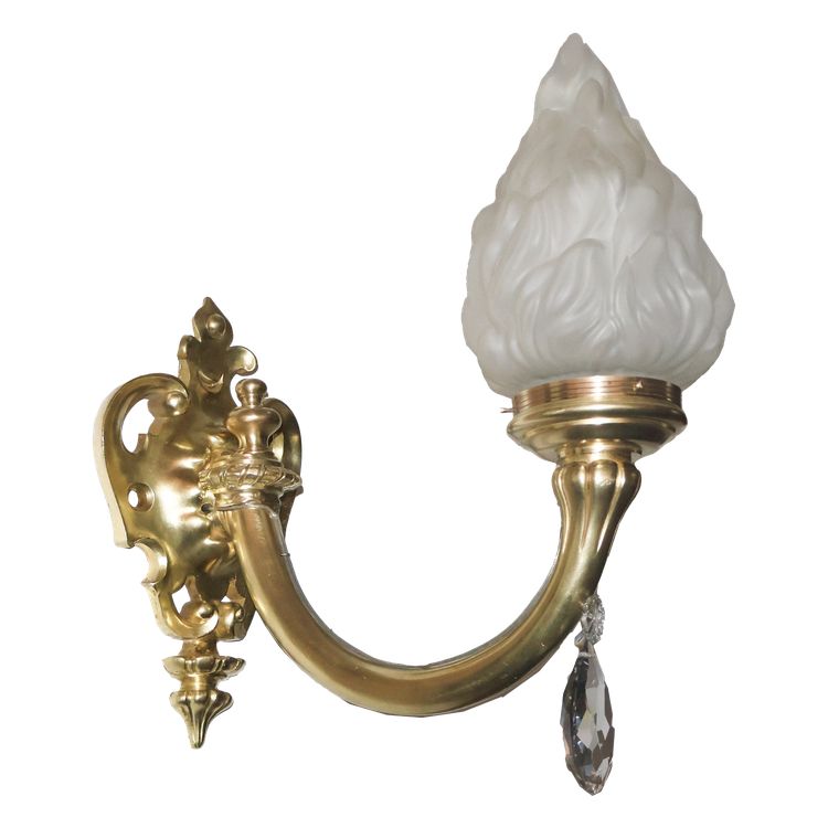 Large gilded bronze wall light from the Napoleon III period