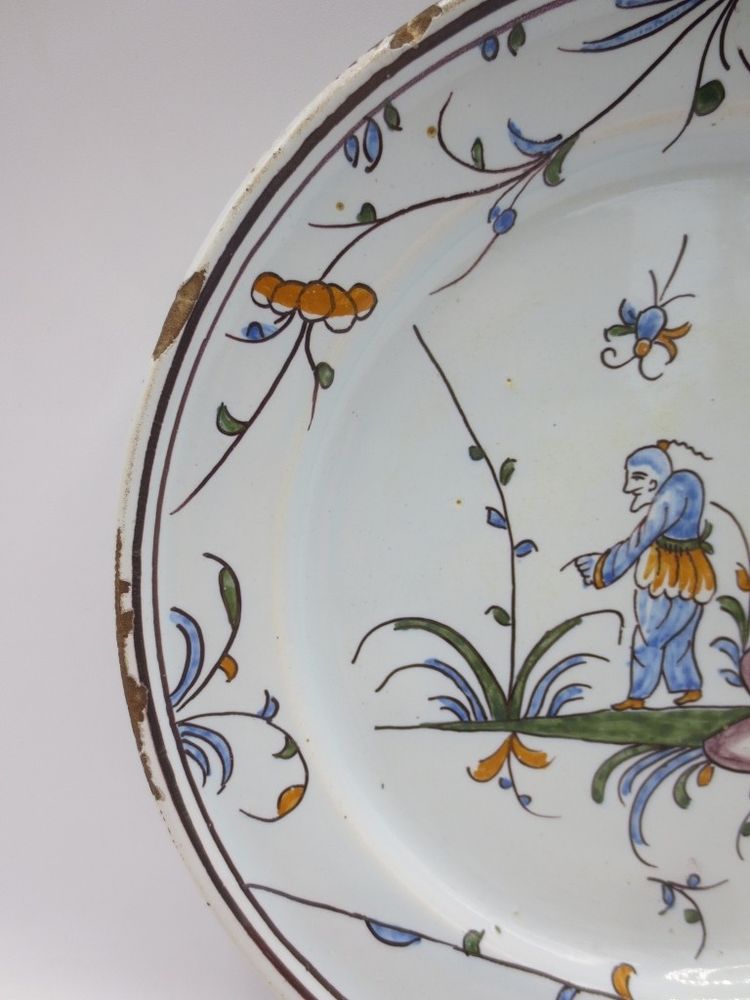 La Tronche plate, 18th century.