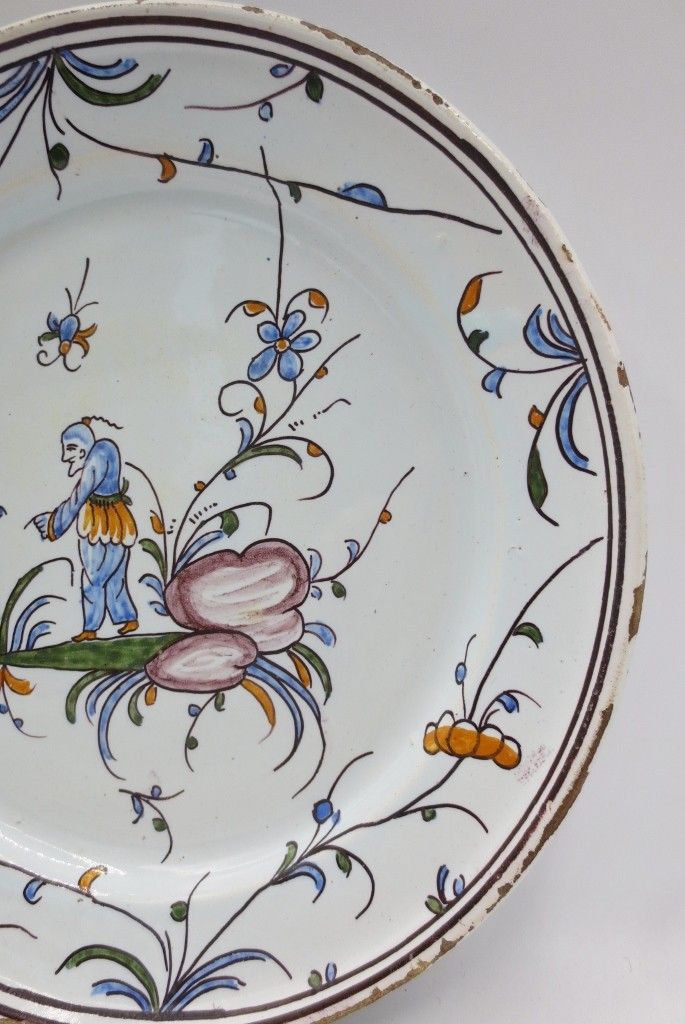 La Tronche plate, 18th century.