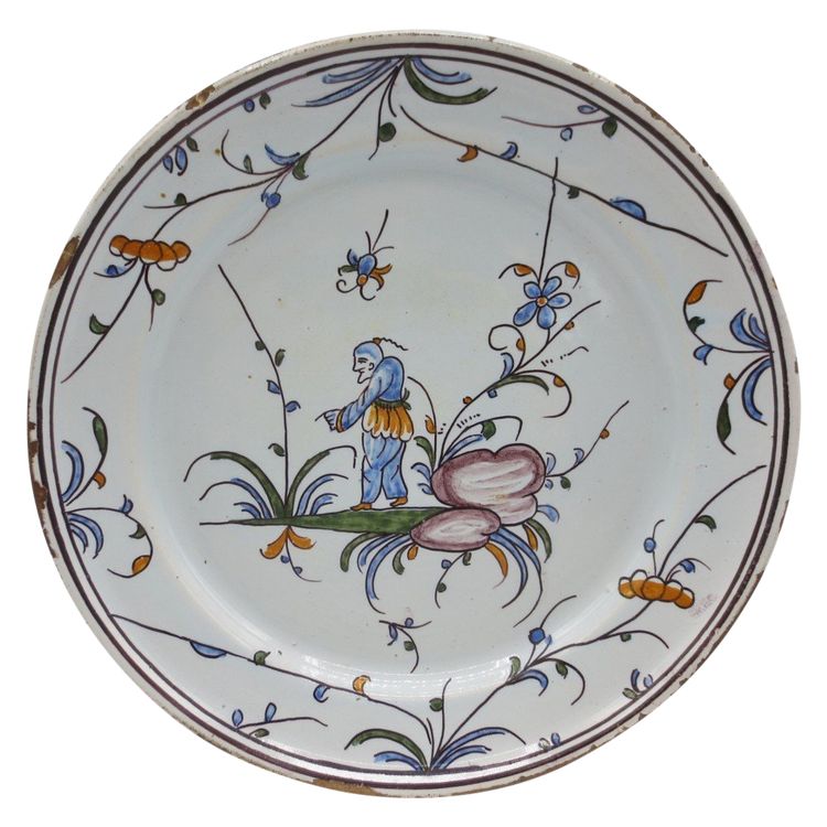 La Tronche plate, 18th century.