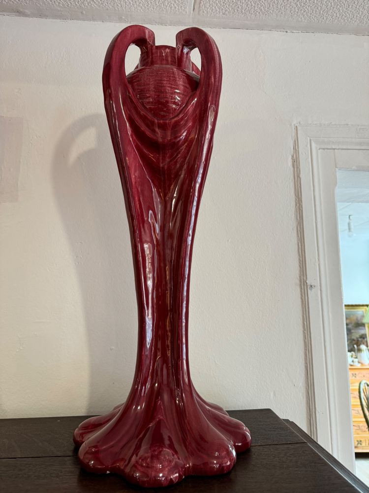 Large Art Nouveau vase attributed to Jérôme Massier