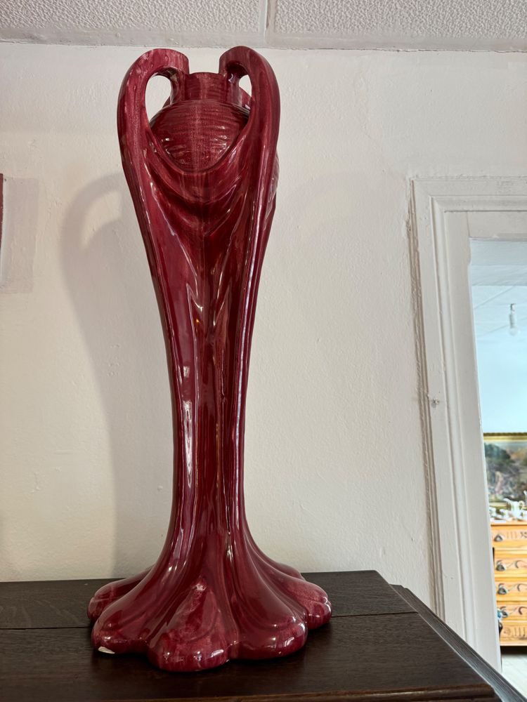 Large Art Nouveau vase attributed to Jérôme Massier