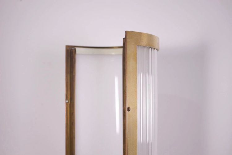 Large modernist Art Deco wall / ceiling light, 160 cm