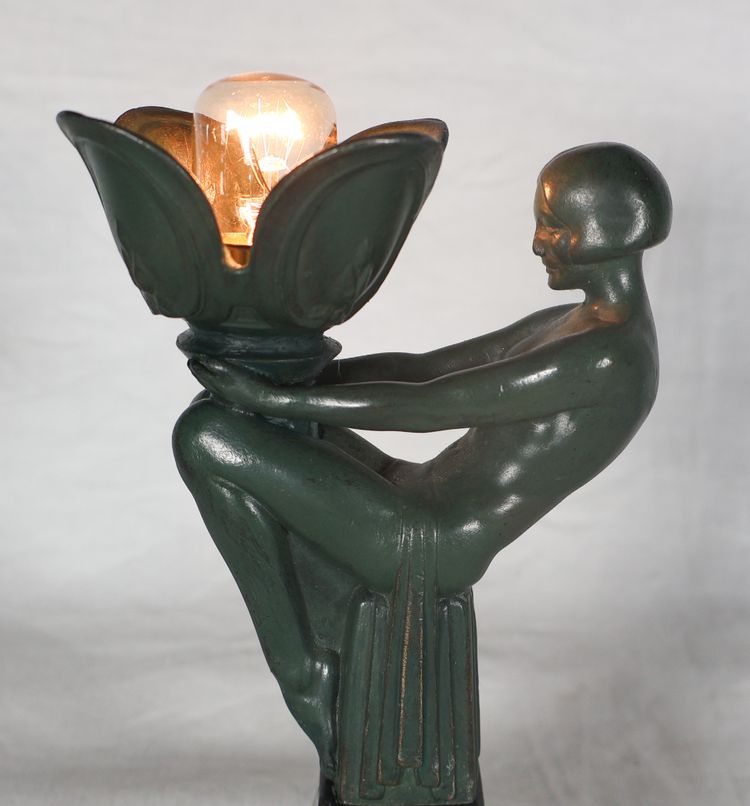 Songe nightlight Max Le Verrier Art Deco period