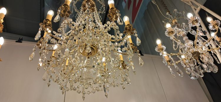 Crystal chandelier Napoleon III period 87 x 60