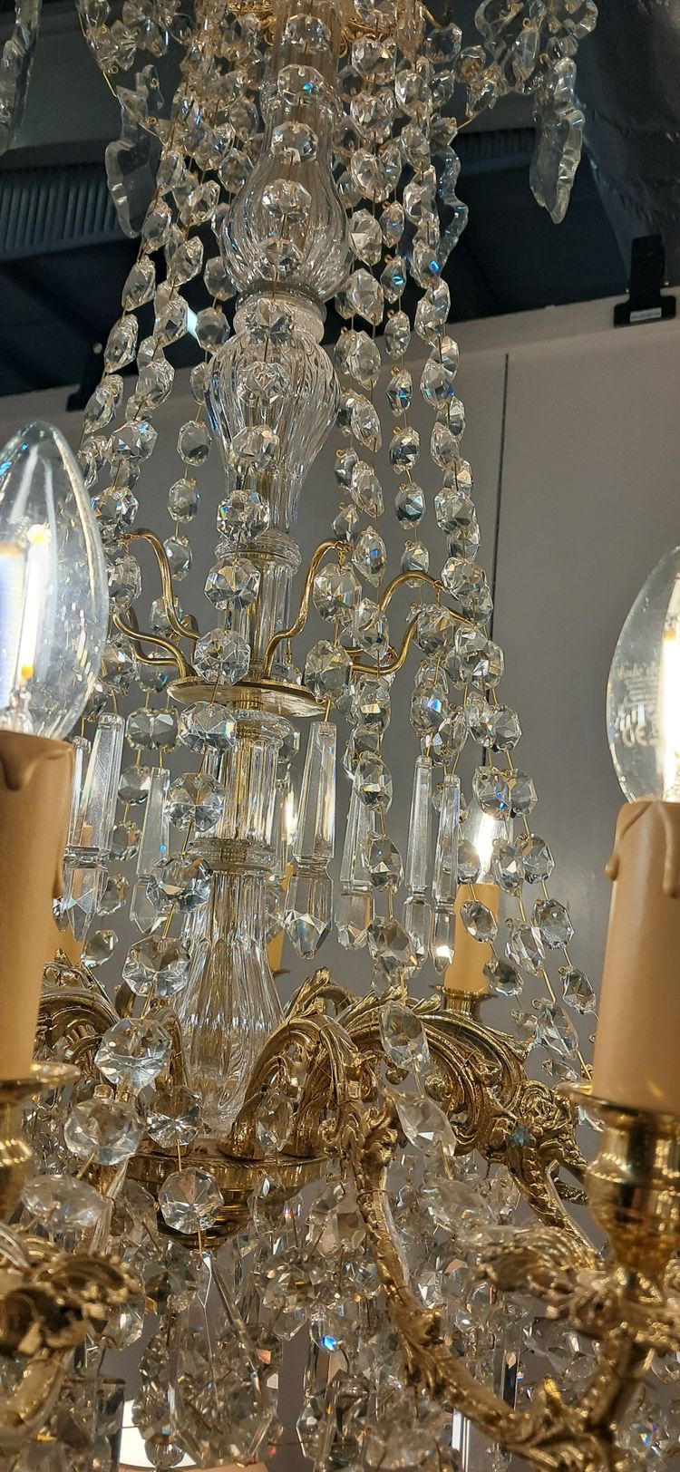 Crystal chandelier Napoleon III period 87 x 60