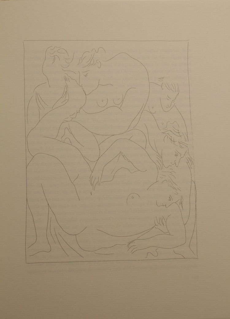 Book 'Les Métamorphoses d'Ovide' illustrations Picasso éditions Skira circa 1970