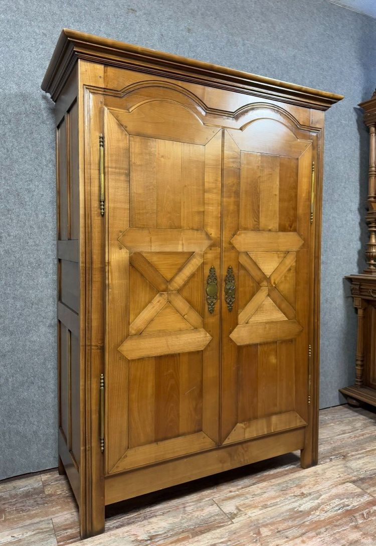 René Trotel: Louis XIV-style armoire, stamped circa 1950