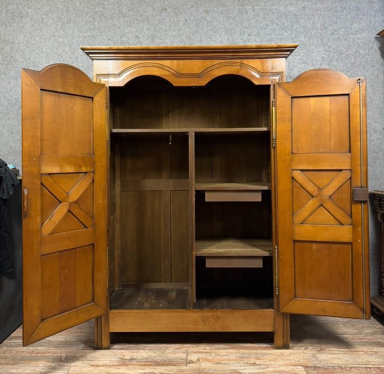 René Trotel: Louis XIV-style armoire, stamped circa 1950