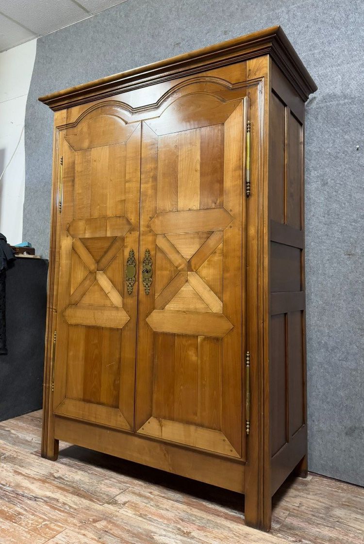 René Trotel: Louis XIV-style armoire, stamped circa 1950