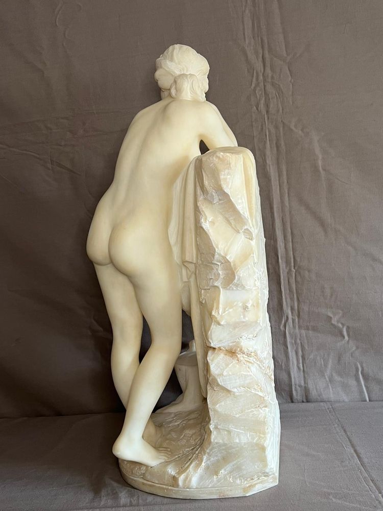 Carrara marble sculpture by FIASCHI EMILIO 19th century