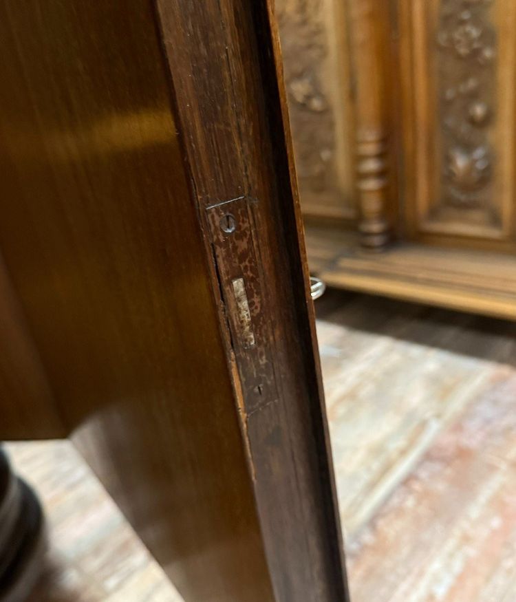 Art Nouveau oak and burr wood sideboard, circa 1900