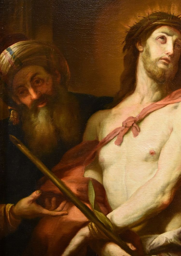 Ecce Homo, Workshop Of Valerio Castello (genoa, 1624 - Genoa, 1659)