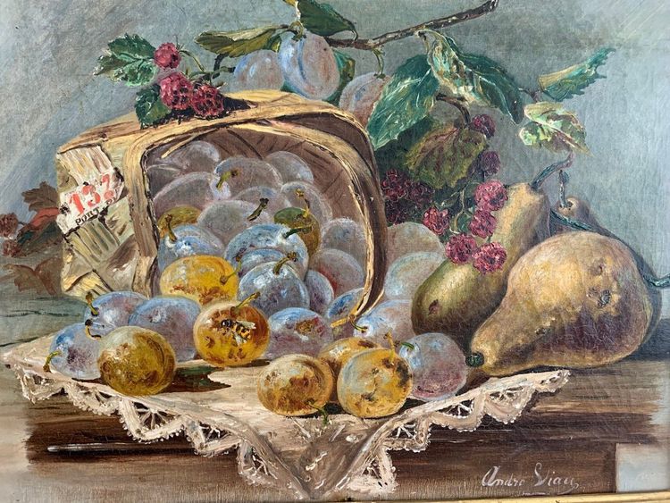 André Viau "Nature Morte Aux Fruits