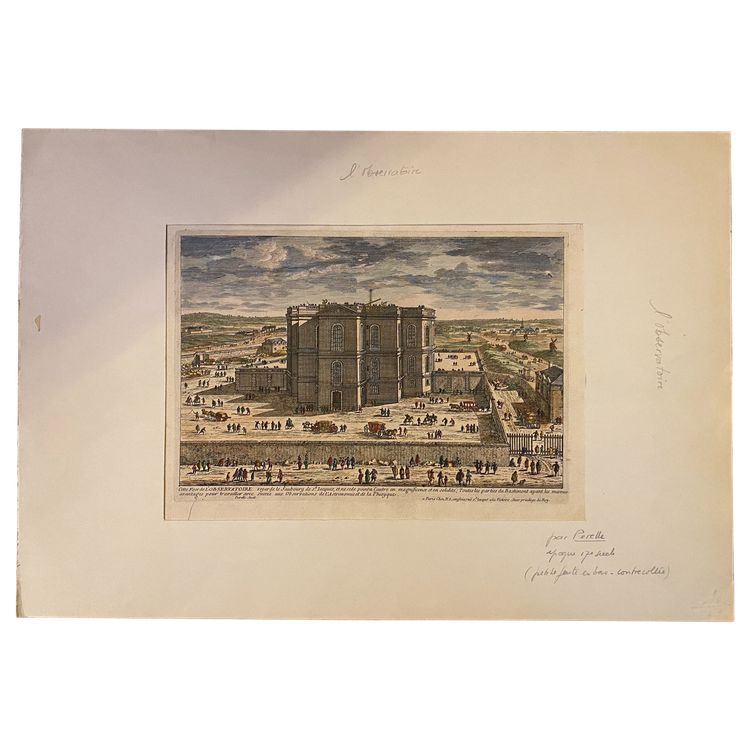  L'Observatoire de Paris ,Gabriel Perelle, Engraving, About 1672