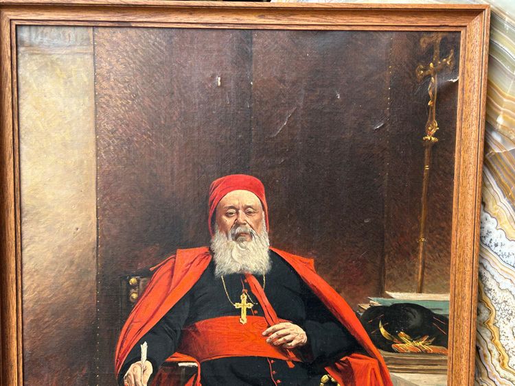 Portrait of Cardinal Charles Lavigerie, Archbishop of Algiers (1825-1892) H Petitmangin 1899