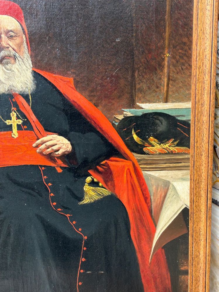 Portrait of Cardinal Charles Lavigerie, Archbishop of Algiers (1825-1892) H Petitmangin 1899