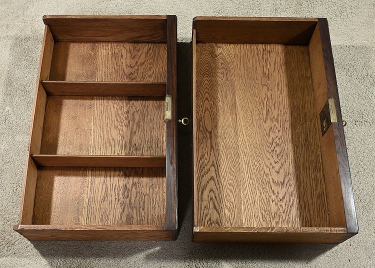 Rosewood veneered chest of drawers, Art Nouveau - 1920