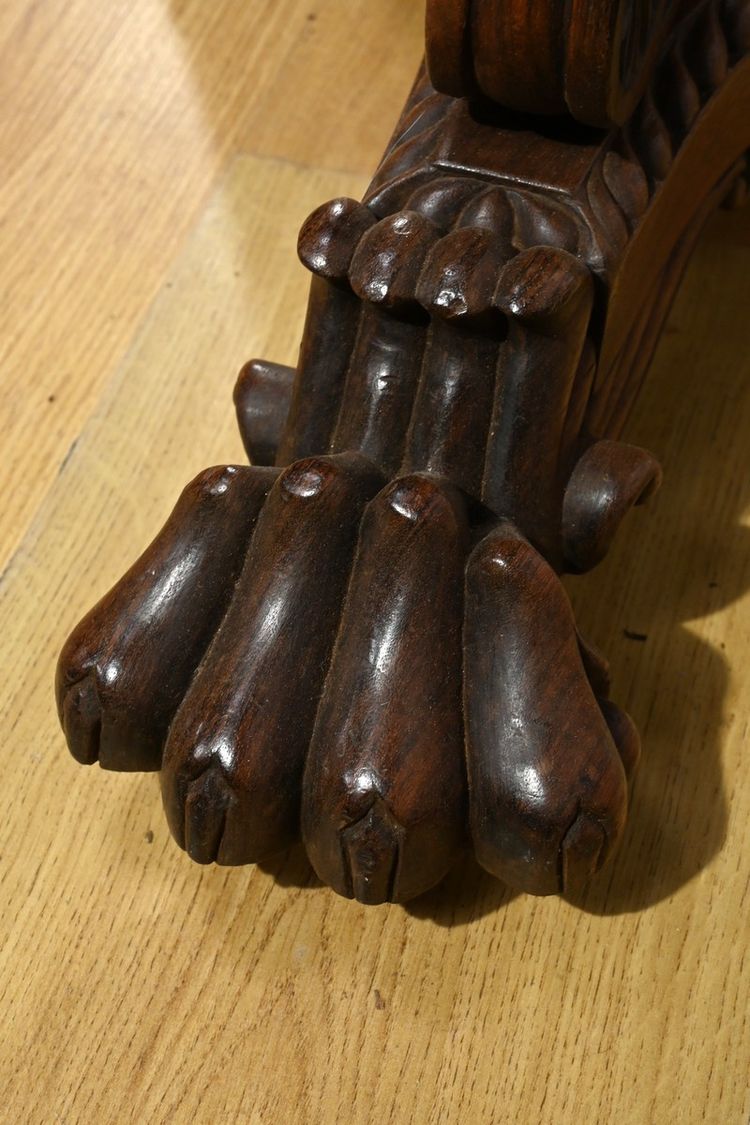 Rosewood Pedestal table, Napoleon III period - Mid-19th century