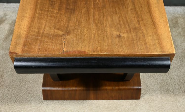 Walnut coffee table, Art Deco - 1930