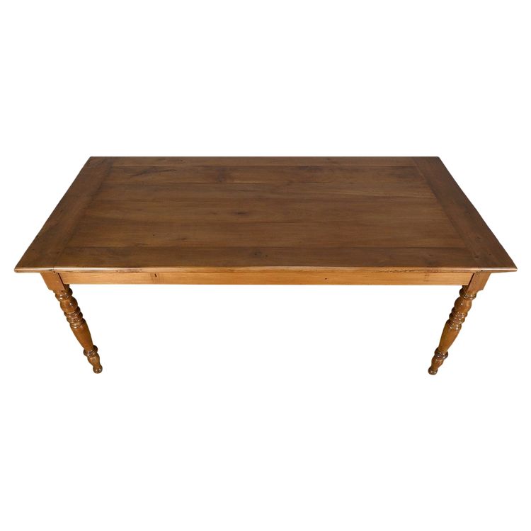 Louis-Philippe table in solid cherry wood - Late 19th century