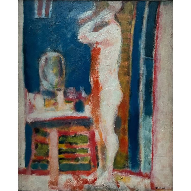 fauvist painting by Gérard Diaz dit GERARDIAZ born in Algeria 1938