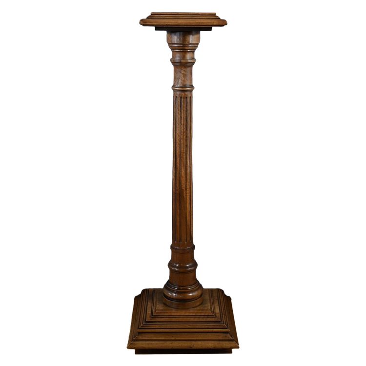 Walnut column, Louis XVI style - 1920