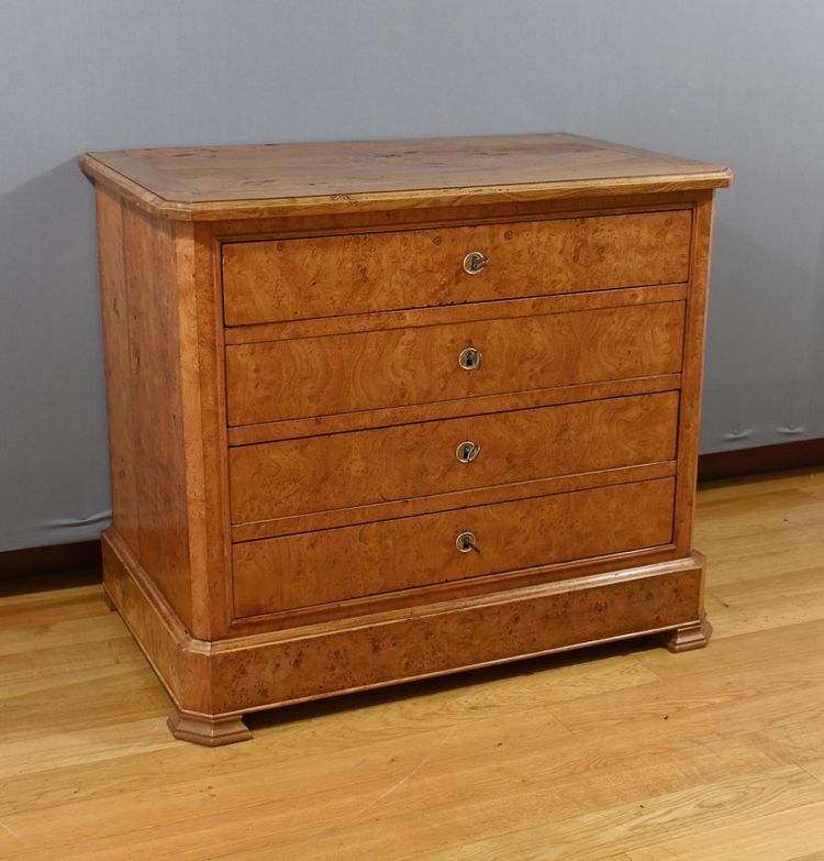 Small Ash chest of drawers - Late 19th century