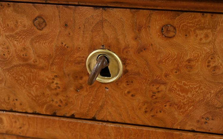 Small Ash chest of drawers - Late 19th century